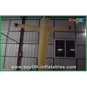Inflatable Wind Dancer Yellow Mini Inflatable Air Dancer For Advertising With