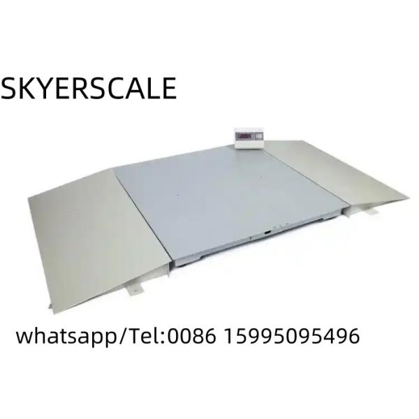 Industrial Floor Scale With Weighing Indicator 500kg Till 5000kg With Printer