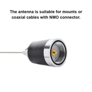 NMO Dual Band Antenna 144MHz VHF and 430MHz UHF Two Way Antenna Mobile Radios