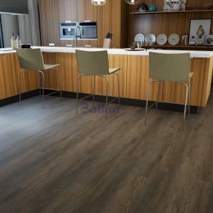 4mm 5mm 6mm Click Locking Rigid Wood Grain Finish Vinyl Plank for Indoor SPC