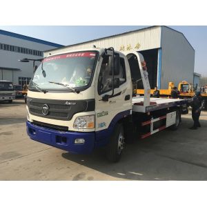 China 4 Ton Wheel Lift Breakdown Wrecker Tow Truck Foton 6 Wheel Flatbed Breakdown Tow Lorry on sale
