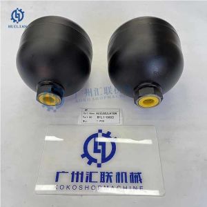 81L1-0003 31AC-10300 Hydraulic Spare part nitrogen piston accumulator for R130W