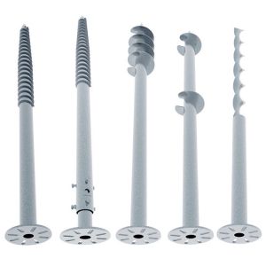 China 76mm Hot Dipping Ground Screw Piles For Solar Mounting Systems on sale