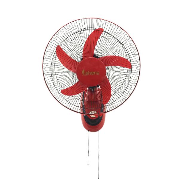Plastic 16 Inch Industrial Wall Mounted Fan With Pull Strings and Lithium
