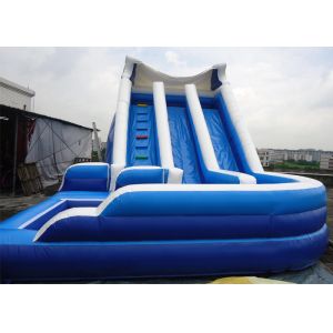 Customize Inflatable Water Slide / Kids Amusement Park 0.55 mm PVC Tarpaulin