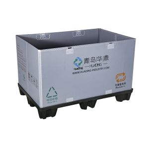 Customizable foldable logistics auto parts foldable plastic pallet box for