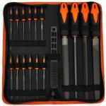 16PCS Carbon Steel File Set for Cutting Tooth File Processing Methods within