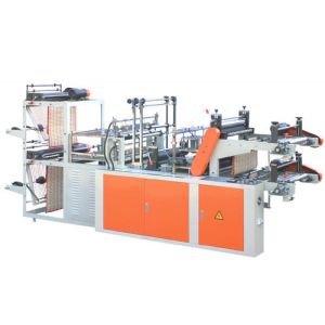 China Computer Control Continuous roll Flat and Vest Bag Making Machine on sale