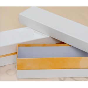 custom baby swaddle lid and base box with shoulder  luxury towel paper packaging box