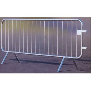 8 Bar Crowd Control Barriers For Belgium 35 mm pipes with a 1.50mm thick