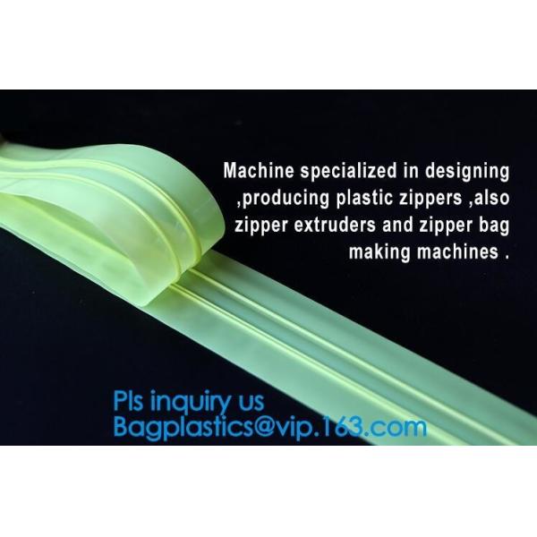 Quality press lok inequilateral double track zipper, PE Press Lock Zipper For Pouch Food Bagcustom plastic pp bag press lok zipp wholesale