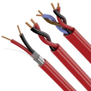 2cores ExactCables FPLR FPL 2x0.5 mm2 Power Limited Fire Alarm Circuit Cables