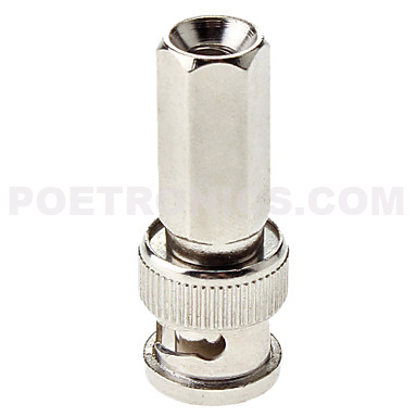 BNC-TO59 BNC Male Twist-On Connector for CCTV Coaxial Cable