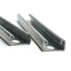 Corrosion Resistant Silver Anodized C Shaped Aluminium Strut Channel Aluminum