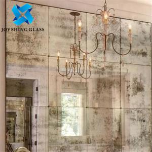 China Custom Mirror Glass Sheet 3mm - 8mm,Large Antique Wall Mirror For Hotel on sale
