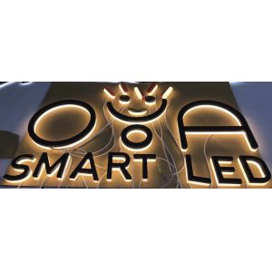 Programmable Backlit Smart Signs CE ODM Letter Box Acrylic