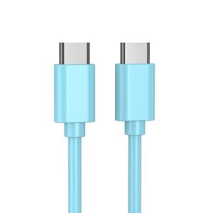 1.2M Type C To Type C 5V3A PVC Braided Charger Cords USB2.0