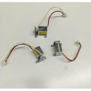 DC 5V 4.1W Push Pull Electric Solenoid Bolt Lock With Test Switch