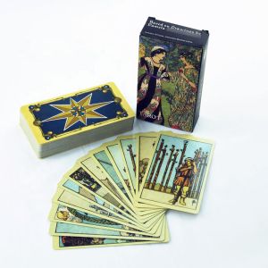 350gsm Classic Waite Tarot Personalised Playing Game Card Printing Set Bronzed