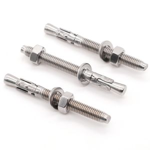 Metric Silver M12*90 Carbon Steel Galvanized Wedge Anchor Bolt for Structural