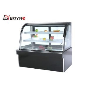 Fan Cooling R134A Refrigerated Pastry Display Case with Marble Base