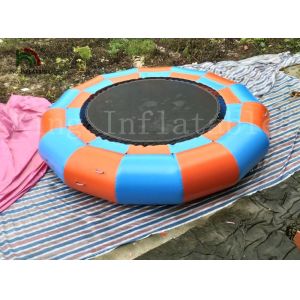 Cheap Inflatable Trampoline Blow Water Jumping Toy Water bouncer For Kids and Adults for sale