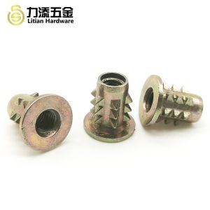 Self Tapping Screw Nuts , M12 Nut Inside Wood SGS Approved
