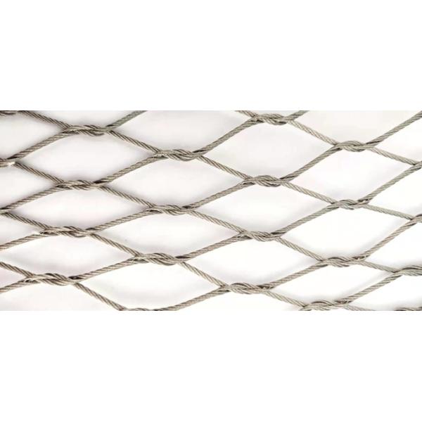 stainless steel knotted rope mesh