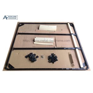 Noiseless Super King Size Bed Frame With Wood Slats