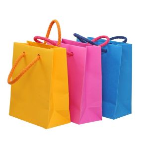 Embossed Printing Paper Bag 250gsm Printed Paper Carrier Bags