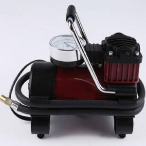 Air Ride Pump Oil Free Vehicle Air Compressors Red Color Portable Air Pump