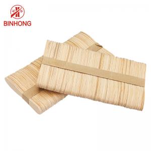 China Disposable Grade A 14cm Popsicle Wooden Sticks on sale
