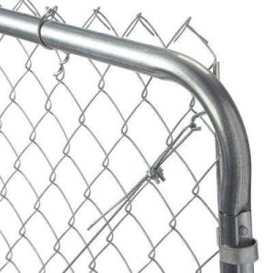 Crowd Control Chain Link Fabric Porta Fence Telescope Bottom Leg Design Ball