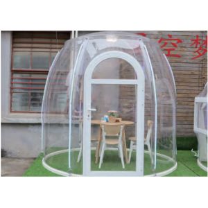 5m PC Bubble Geodesic Dome Glamping Tent Fully Transparent Color