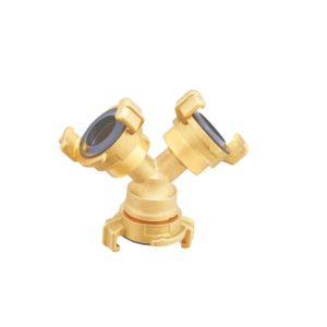 Double Ferrule Compression Heat Exchanger Components Brass Union Connector