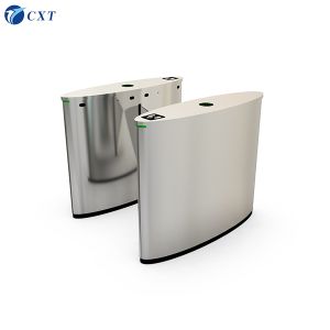 Flap Barrier Gate with 1200*300*980 Mm Dimension and 30-40 People/minute Transit