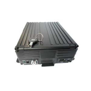 Cheap SD Card 4 Channel Vehicle DVR , Motion Detect Mobile Digital Video Recorder for sale