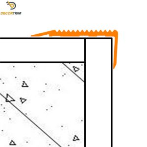 Screw Fix Floor Tile Step Edge Trim , Non Slip L Shaped Metal Edge Trim