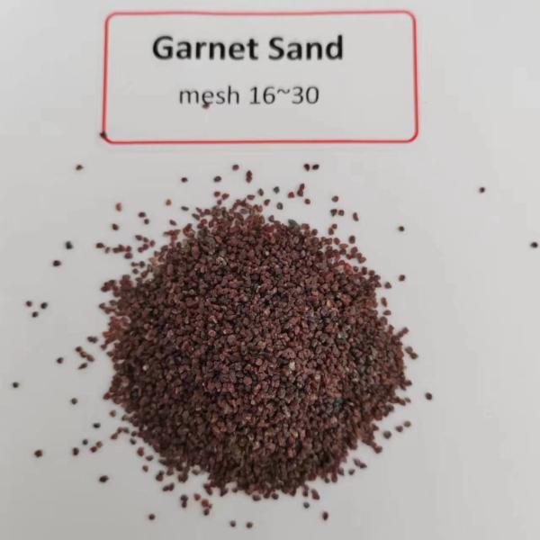 Quality Garnet Sand mesh 16/30 Abrasive for Sandblasting: Natural Abrasive medium, Mohs 7.0-7.5, Sa2.5-3 wholesale