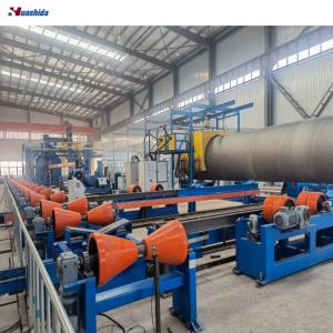 Shot Blasting Machine SA2.5 for 3LPE FBE Steel Pipe External Internal Anticorros