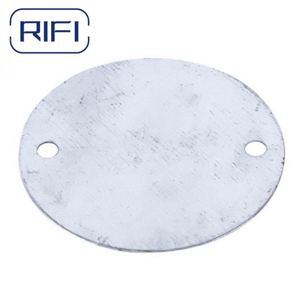 Quality Galvanized Finish Round Metal Electrical Box Cover For BS4568 Junction Boxes wholesale