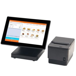 12.5" Full HD Display and 7" HD Second Display POS System with MSR Card Reader