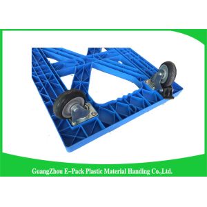 Cheap Stackable Plastic Moving Dolly Platform Cart Transport Long Service Life for sale
