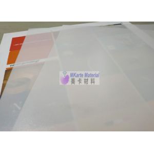 Impact Resistance Polycarbonate PC Card Plastic Core Sheet For PC Card