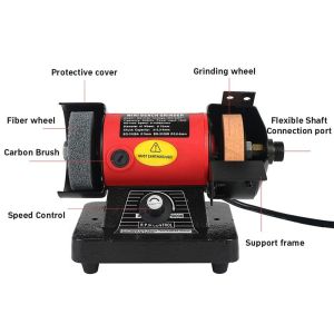 150W Bench Grinding Polishing Machine Versatility With Table Saw Cutting