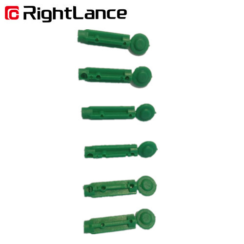 Quality Sterlie Green Twist Blood Lancet For Glucose Testing Safety Cap Blood Glucose Lancing Device wholesale