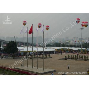 A frame Shape Aluminium Frame Marquee for Exhibition Events , White PVC Fabric