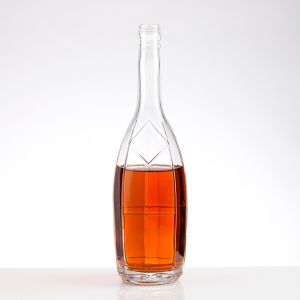 Customize Sealing Type Glass Liquor Bottles for Spirits Alcohol Vodka Rum Gin