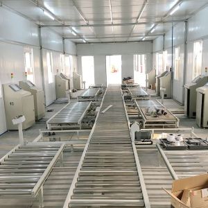 Customized size Heat pump production line air source heat pump inspection system