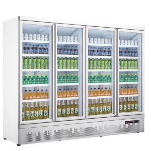 Commercial Supermarket Refrigerator Style Cooler Single-Temperature Vertical